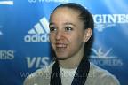 Press conference after uneven bars event final