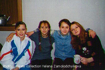 Elena and her Moscow team mates